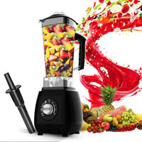 Make smoothies, nut butter, crush ice, grind and puree baby food and hot soups with this powerful high-speed countertop blender 2000W.