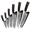 Japanese style kitchen knives