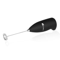 A handy mini milk frother designed to transform your coffee into a café-style experience, delivering rich, creamy foam for lattes, cappuccinos, and hot chocolate