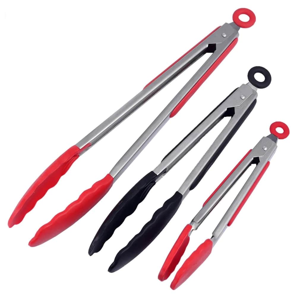 Silicone tongs are designed to work seamlessly on all kinds of surfaces.