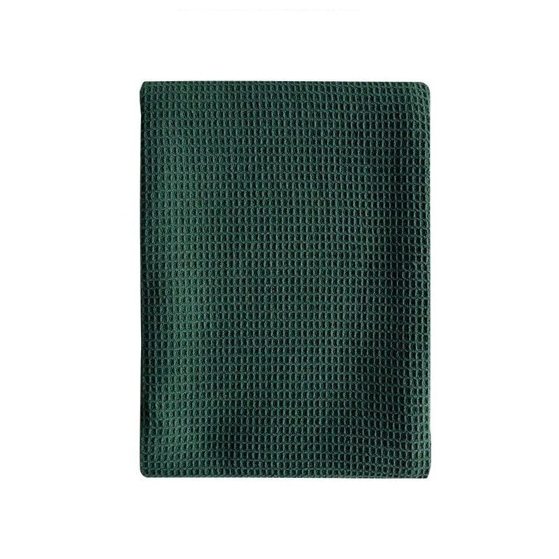 Add color to your kitchen with our dark green waffle towels. Also available in seven other colors.