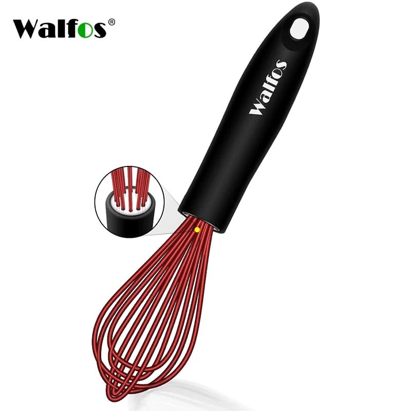 A versatile silicone balloon whisk for whipping, whisking, beating and stirring