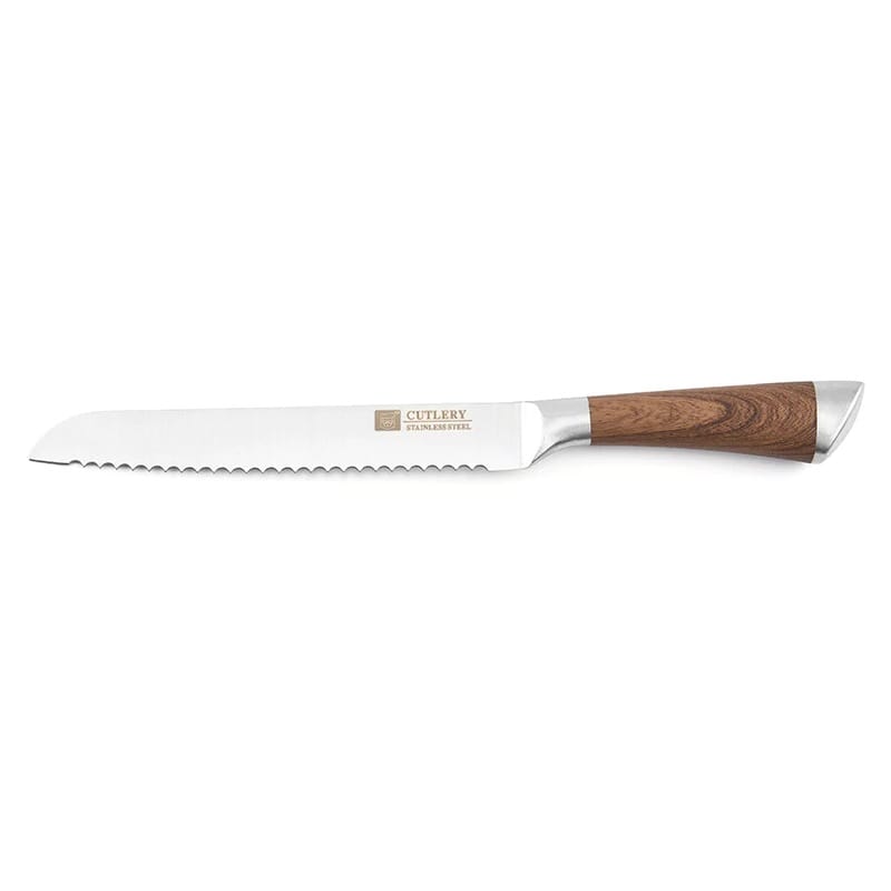 A bread knife for easy handling