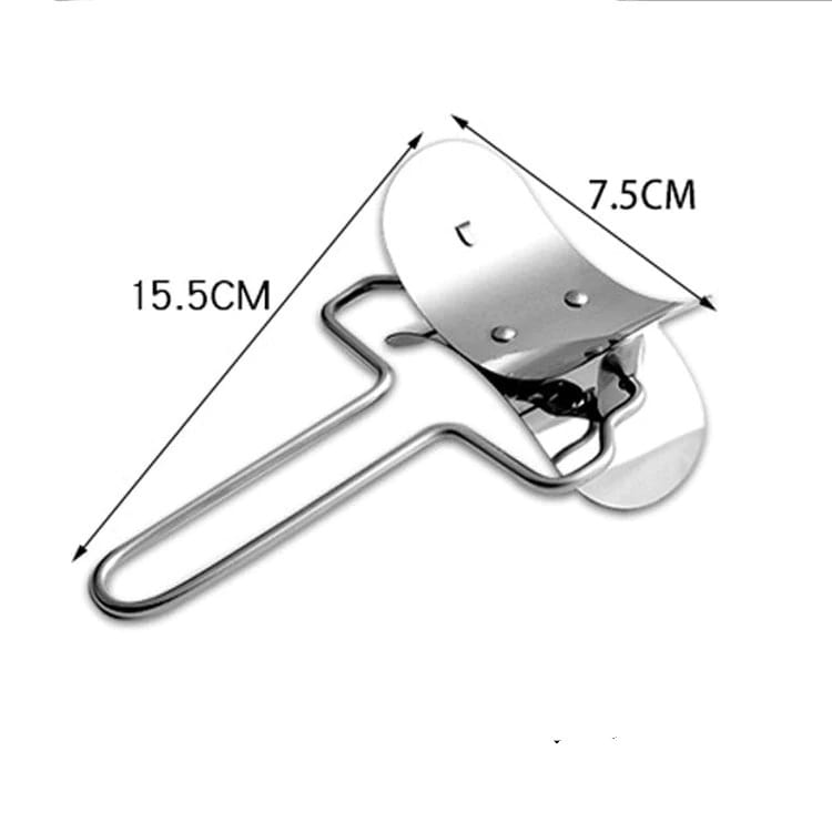 Dough cutting tool with measures