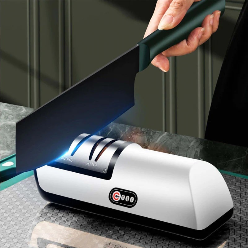 Rechargeable knife sharpener