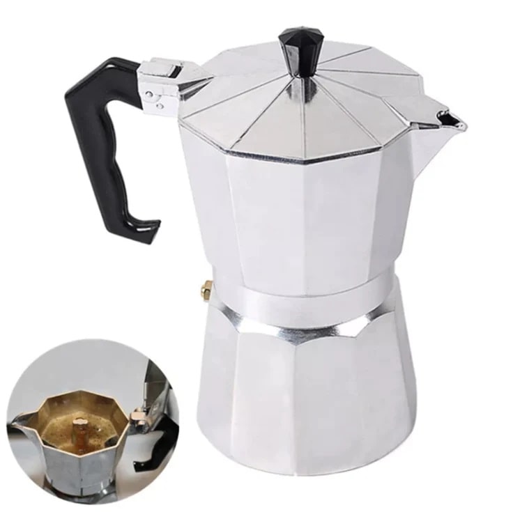 An Italian espresso coffee maker