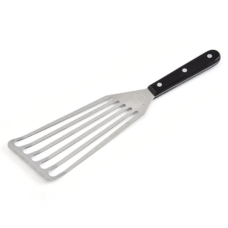 Fish spatula for handling delicate foods such as fish