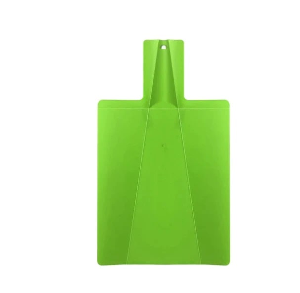 A green foldable board for cutting food