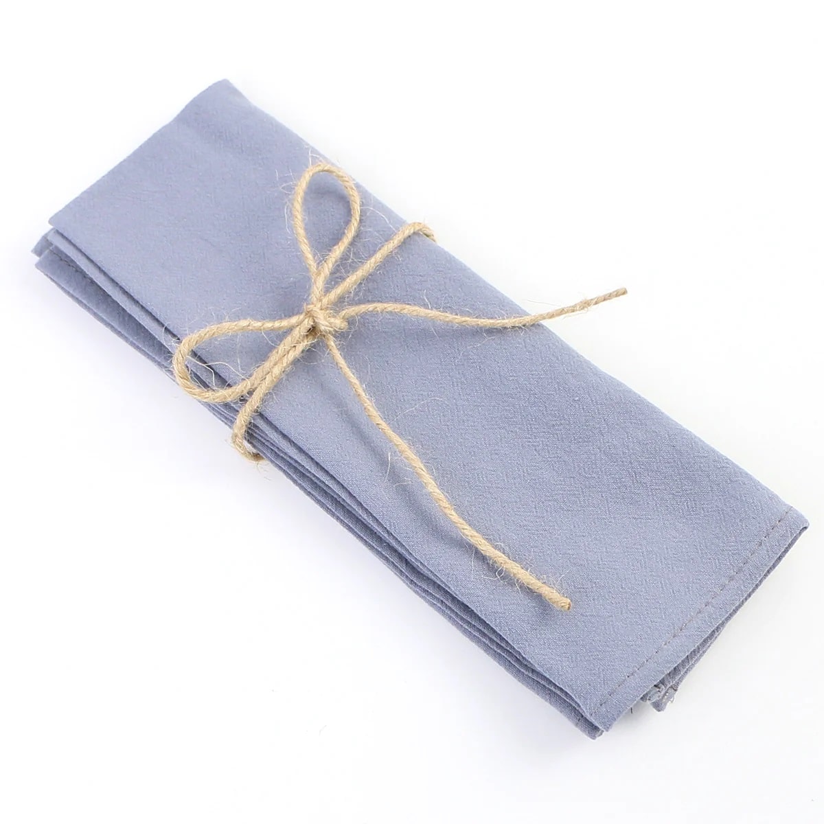 Blue napkin made of 100% cotton