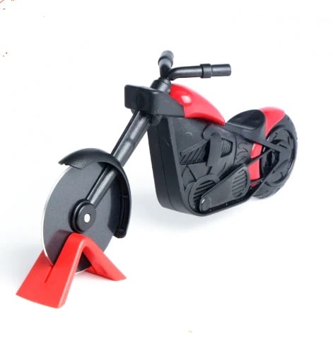 Motorcycle pizza cutter