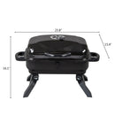 Measures for this compact Portable tabletop charcoal grill. Let's go for a campsite bbq!